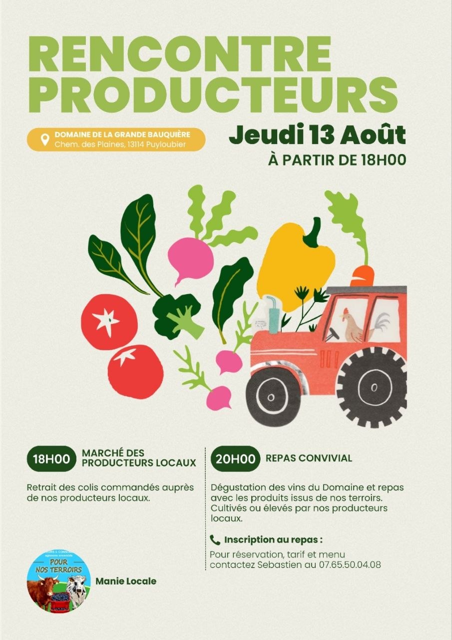 Rencontre producteurs dans les bouches du Rhône