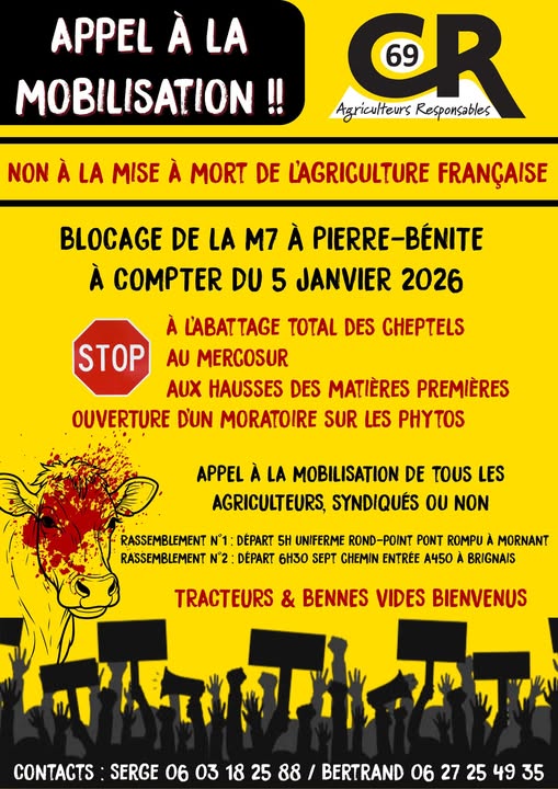 Appel à la mobilisation !