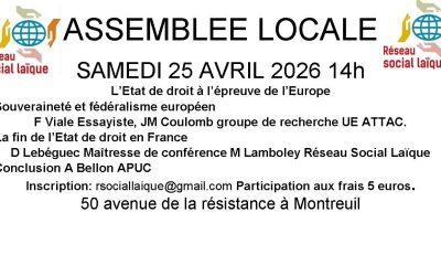 ASSEMBLEE LOCALE Montreuil