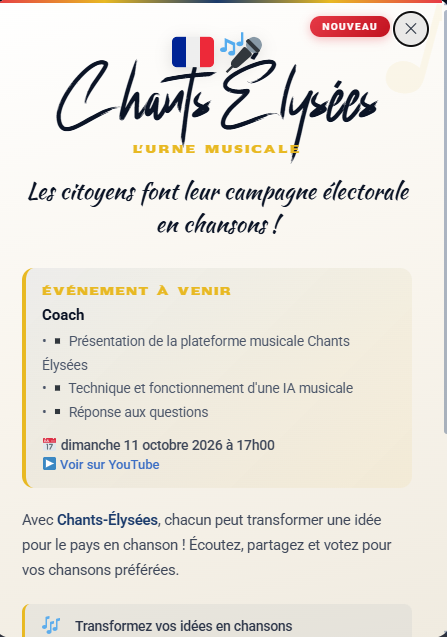 Chants Élysées