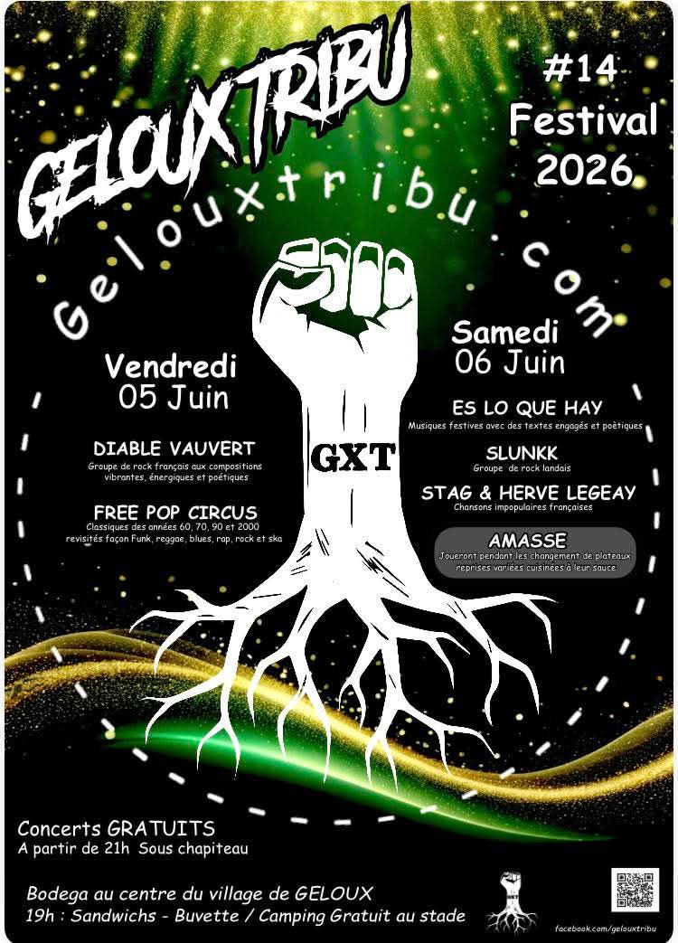 GELOUX TRIBU 14 Festival 2026
